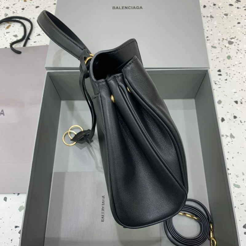 Balenciaga  Slouchy Black Handbag with Gold Accents GoodFit 66962