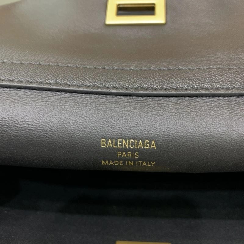Balenciaga  Slouchy Black Handbag with Gold Accents GoodFit 66962