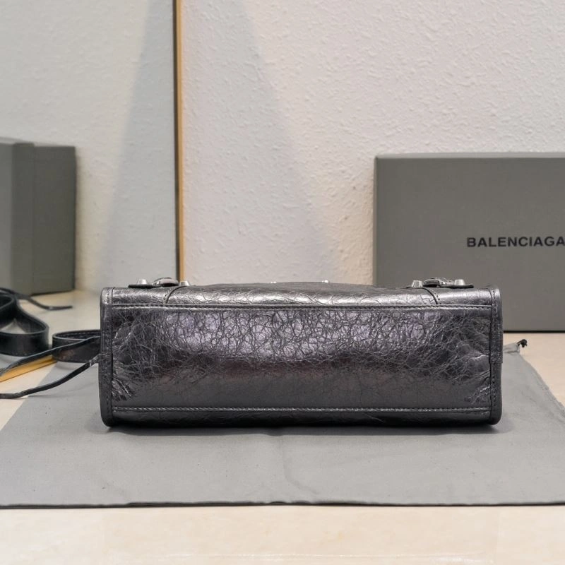 OdorResistant Balenciaga Era of Tears  Motorcycle Bag - Metallic Silver Edition 66914