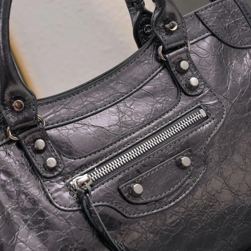 OdorResistant Balenciaga Era of Tears  Motorcycle Bag - Metallic Silver Edition 66914