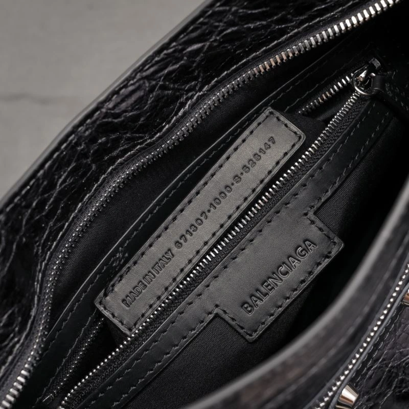 OdorResistant Balenciaga Era of Tears  Motorcycle Bag - Metallic Silver Edition 66914