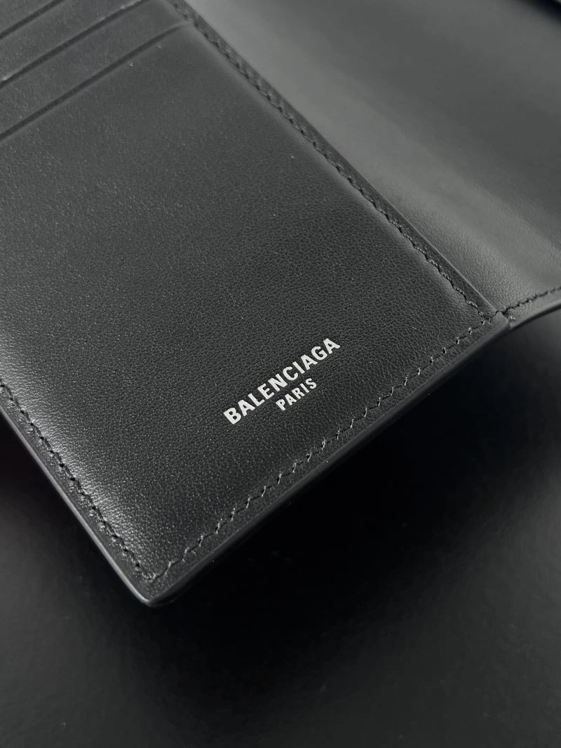 Soft Balenciaga Everyday Essential Wallet with Coin Compartment 69922
