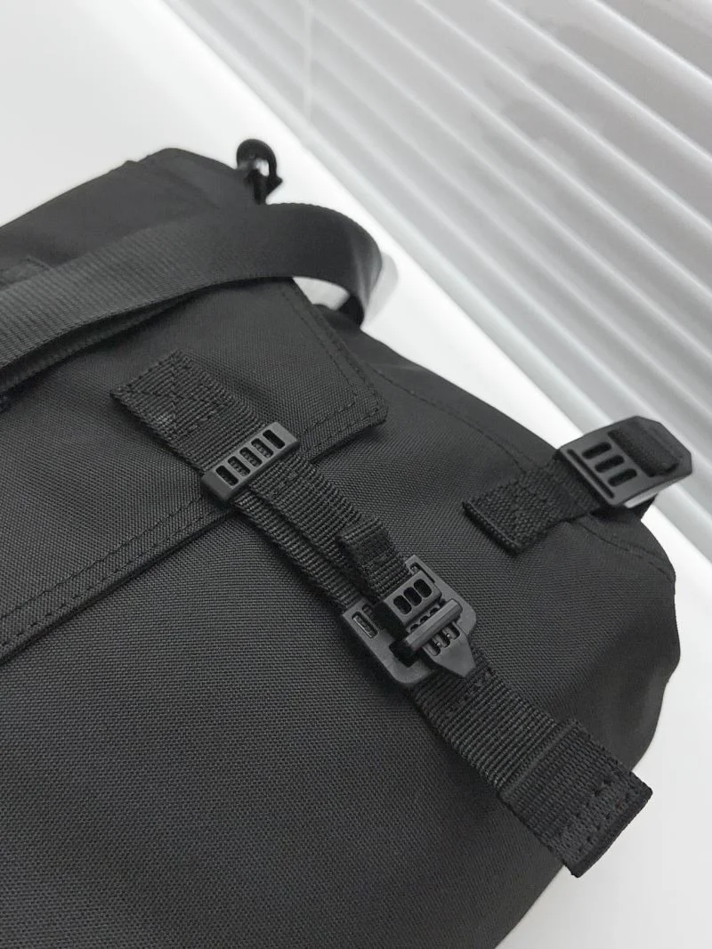 Balenciaga Extra Large Army Black Nylon Crossbody Messenger Bag FashionForward 38233