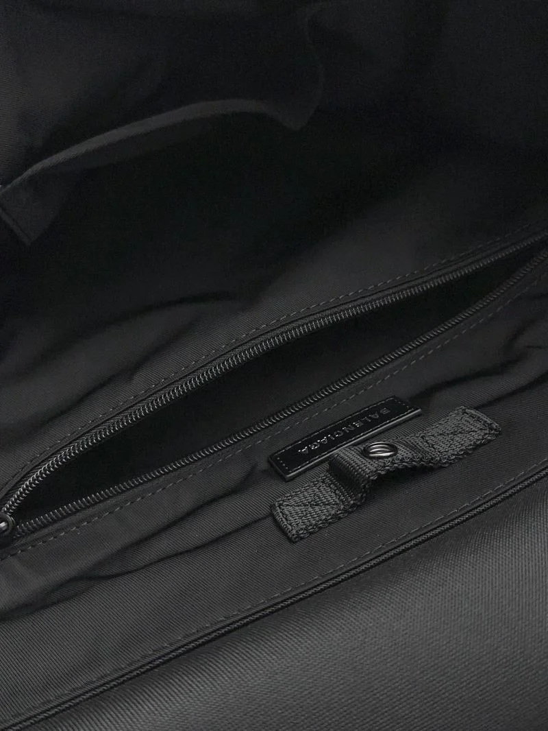 Balenciaga Extra Large Army Black Nylon Crossbody Messenger Bag FashionForward 38233