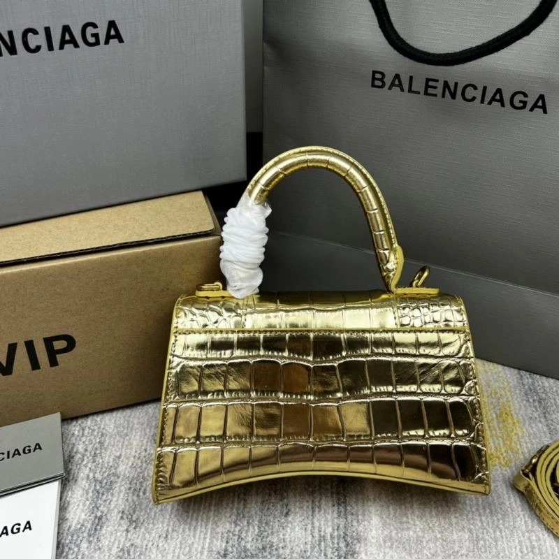 Upgraded Balenciaga Gold Crocodile Hourglass Bag - VIP Edition 78705