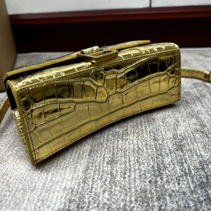 Upgraded Balenciaga Gold Crocodile Hourglass Bag - VIP Edition 78705