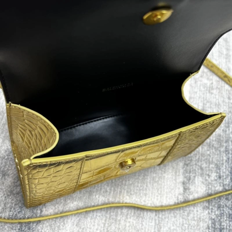 Upgraded Balenciaga Gold Crocodile Hourglass Bag - VIP Edition 78705