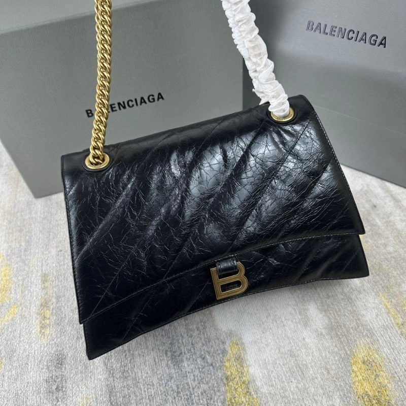Balenciaga Gold Crush Hourglass Chain Bag - Medium Embroidered Elegance Resilient 78694