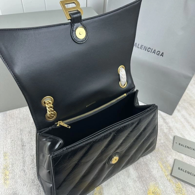 Balenciaga Gold Crush Hourglass Chain Bag - Medium Embroidered Elegance Resilient 78694