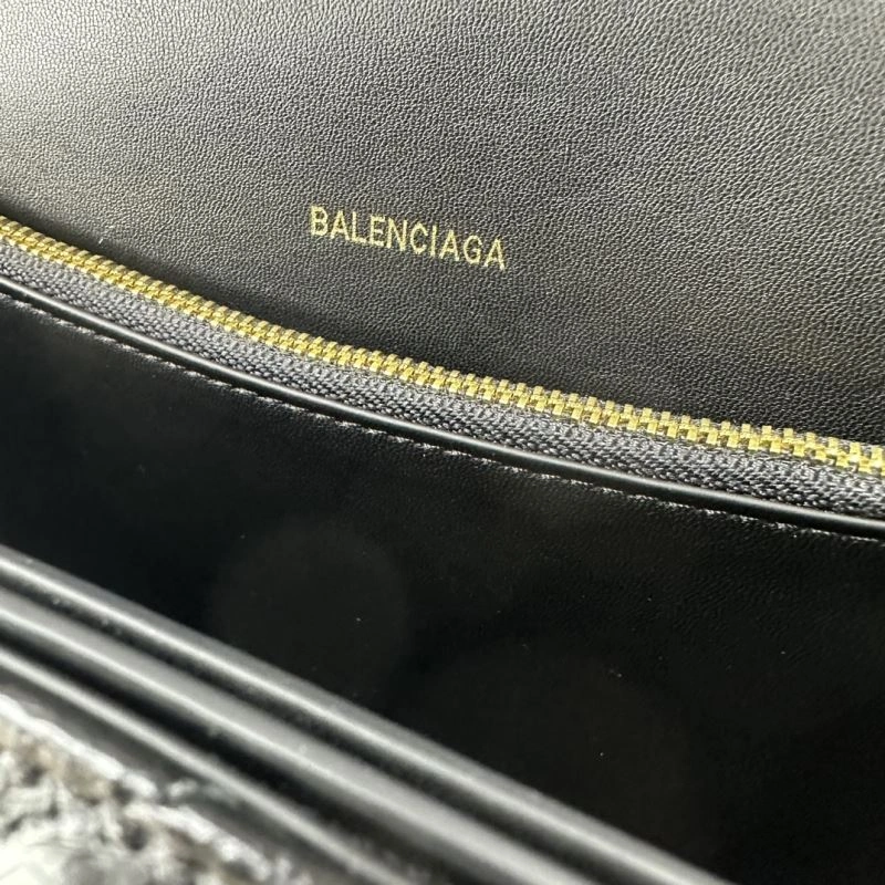 Balenciaga Gold Crush Hourglass Chain Bag - Medium Embroidered Elegance Resilient 78694