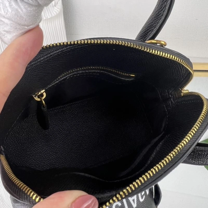 BestValue Balenciaga Golden Logo Shell Bag - Autumn Winter Edition 78315