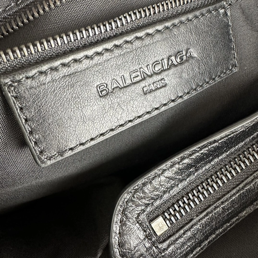Balenciaga Graffiti Mini City Bag - Handcrafted Lambskin Delight Stretchable 60996
