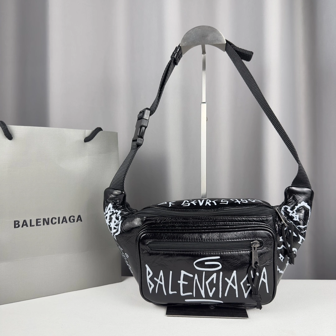 Balenciaga Graffiti Waist Chest Bag - Rebel  Design Cozy 60843