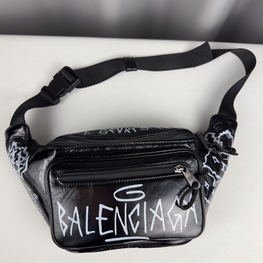 Balenciaga Graffiti Waist Chest Bag - Rebel  Design Cozy 60843