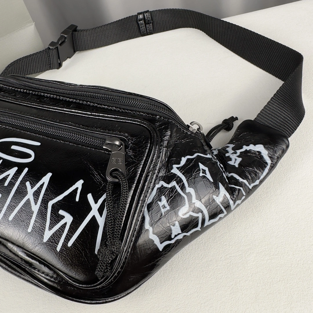 Balenciaga Graffiti Waist Chest Bag - Rebel  Design Cozy 60843