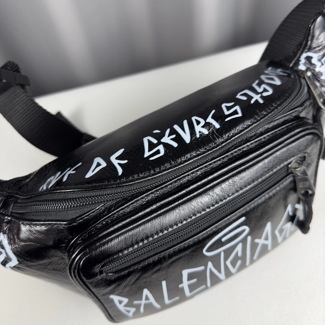 Balenciaga Graffiti Waist Chest Bag - Rebel  Design Cozy 60843