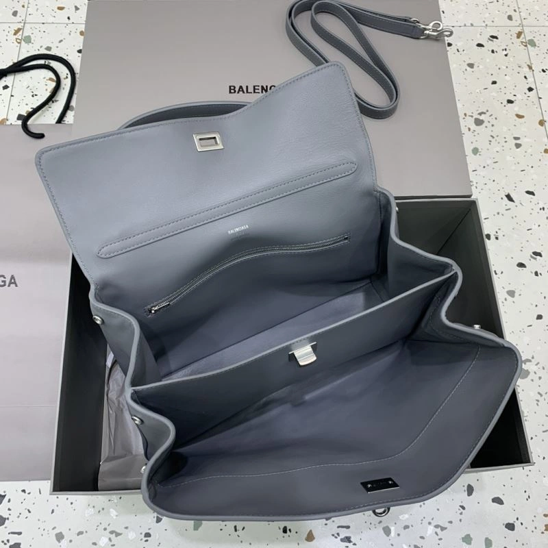 FashionForward Balenciaga Gray Rebel Buckle Handbag -  Chic Redefined 69967