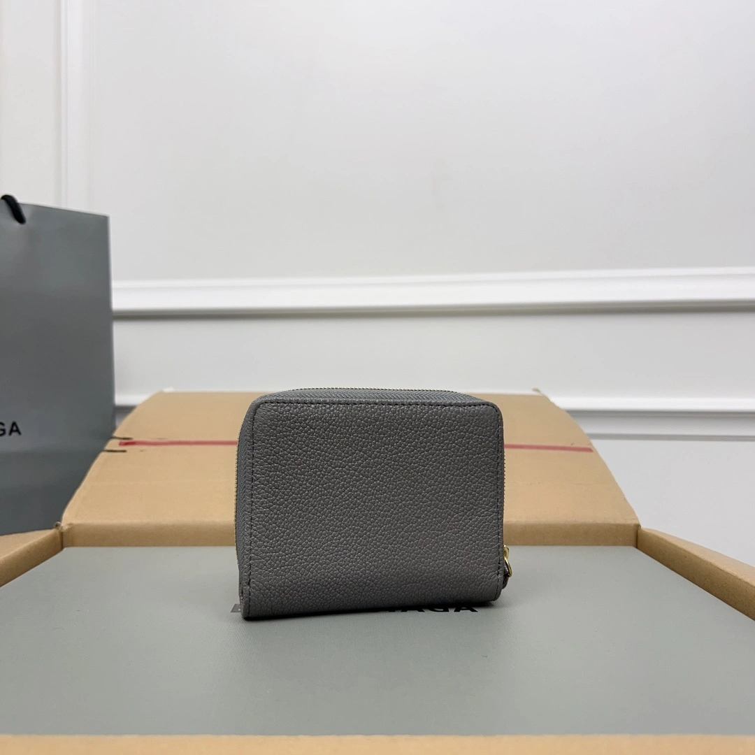 Balenciaga Gray Retro Goat Leather Mini Bag with Compartments WrinkleFree 60839
