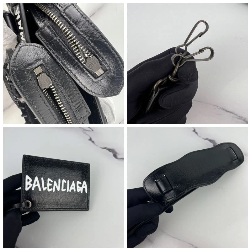 MultiPurpose Balenciaga Handmade Graffiti Mini City Bag - Luxurious Lambskin Design 78783