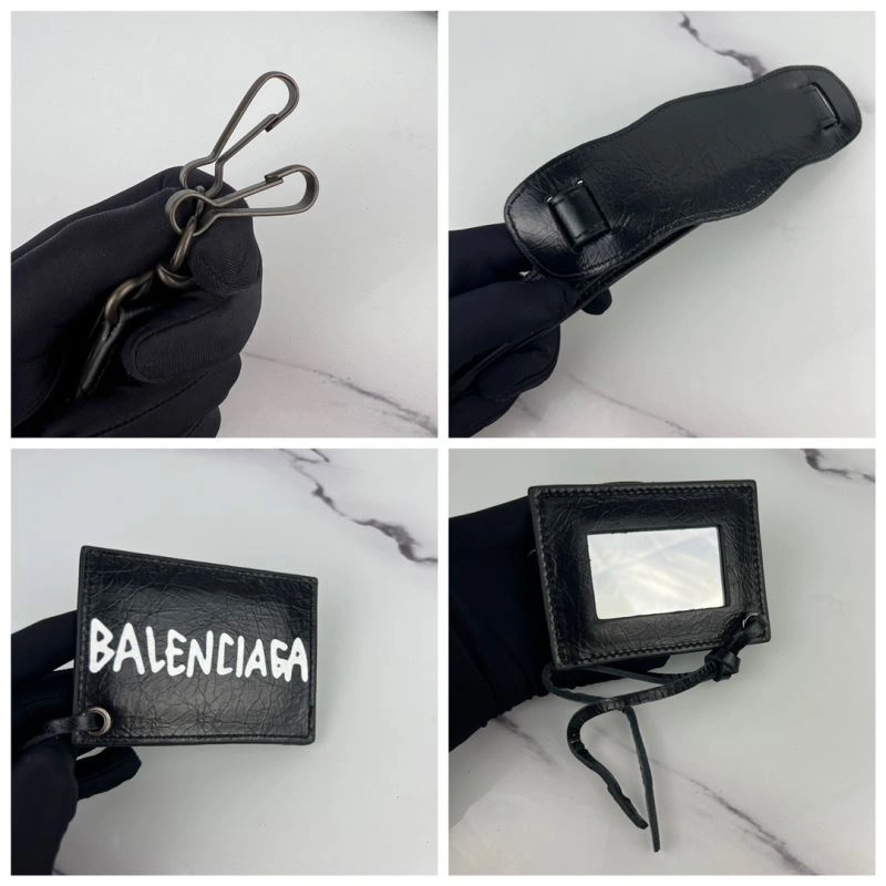 Balenciaga Handmade Graffiti Sheep Leather Bag - 30cm Cute Design Comfortable 78771