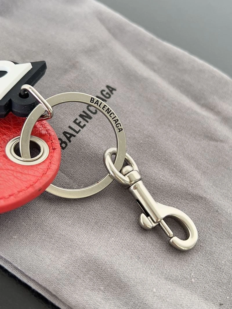 Balenciaga Heart Mirror Keychain with Sheepskin Charm QuickDry 70078