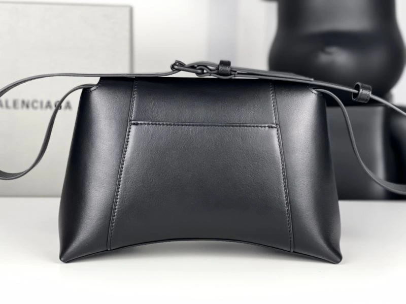 Balenciaga Hourglass Black Buckle Bag - Iconic Arc Design MultiPurpose 72606