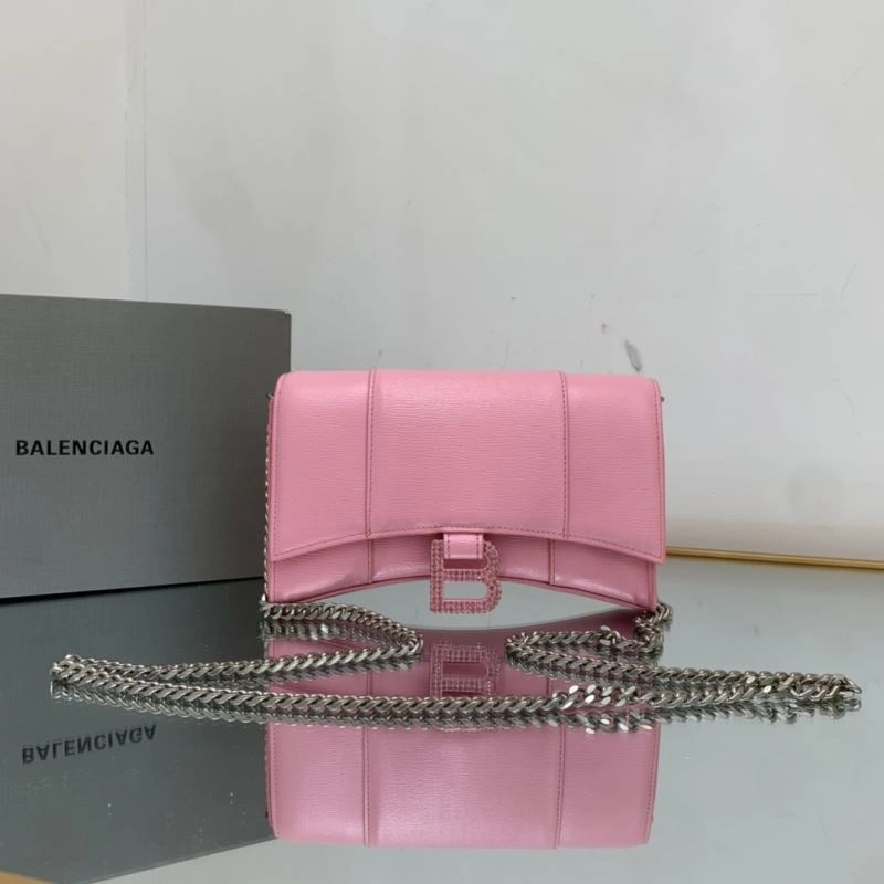 Functional Balenciaga Hourglass Chain Bag with Diamond B Buckle 78639
