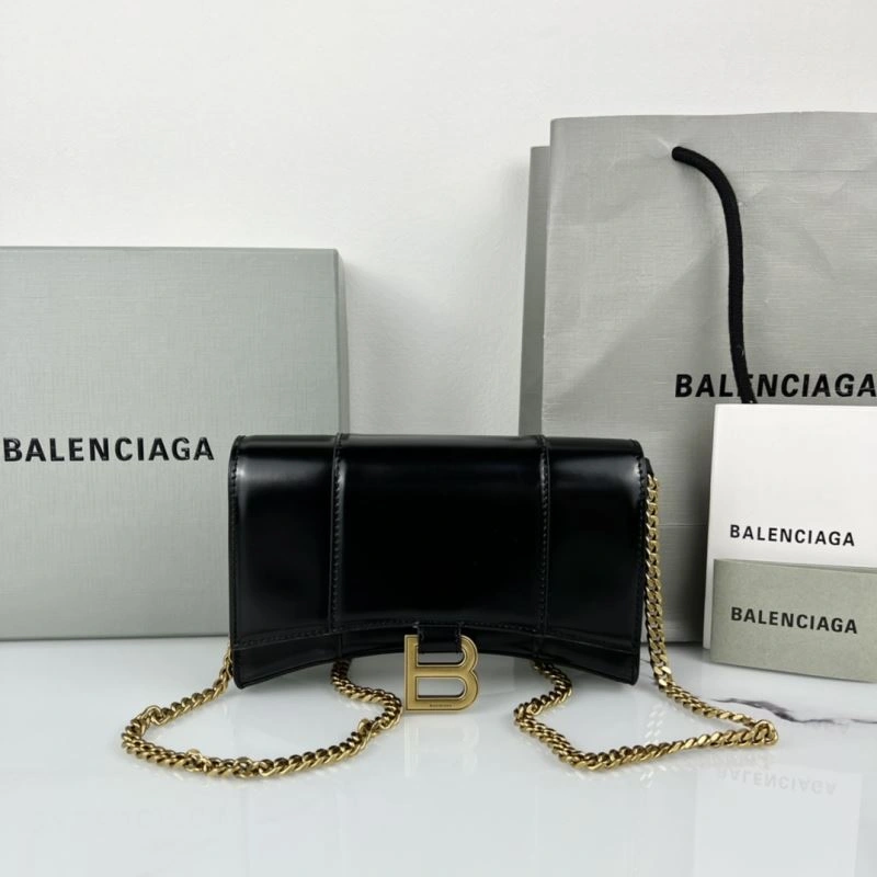 Refined Balenciaga Hourglass Chain Crossbody Bag - Petite B-Shaped Elegance 78645