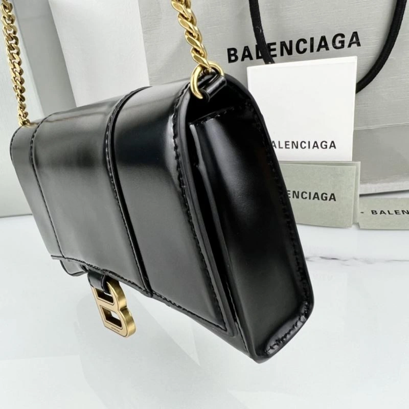 Refined Balenciaga Hourglass Chain Crossbody Bag - Petite B-Shaped Elegance 78645