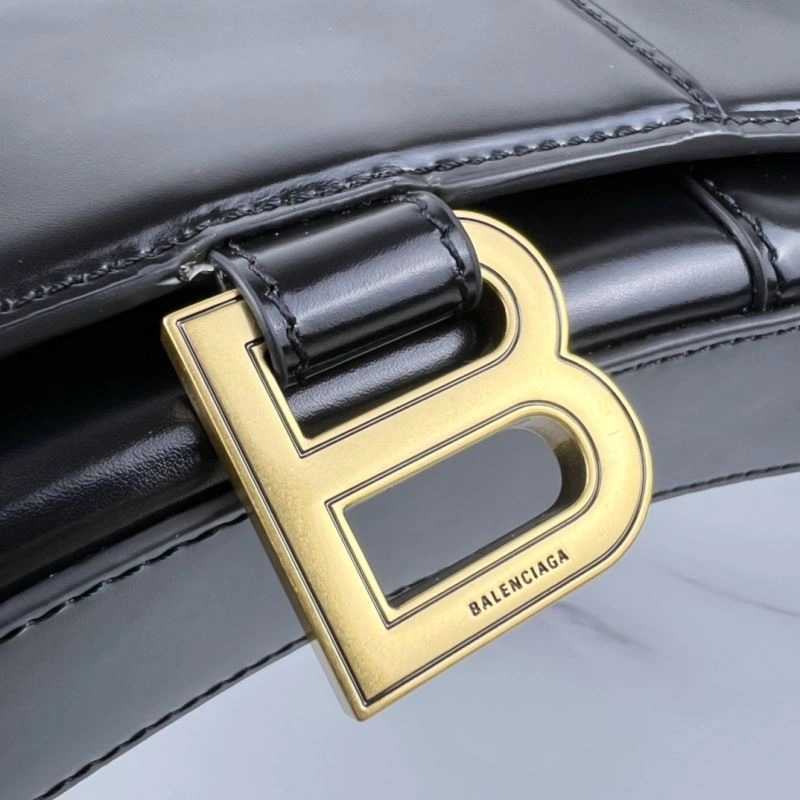 Refined Balenciaga Hourglass Chain Crossbody Bag - Petite B-Shaped Elegance 78645