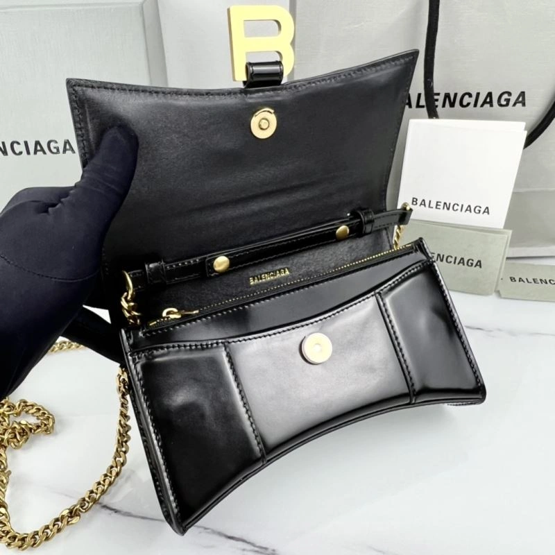 Refined Balenciaga Hourglass Chain Crossbody Bag - Petite B-Shaped Elegance 78645