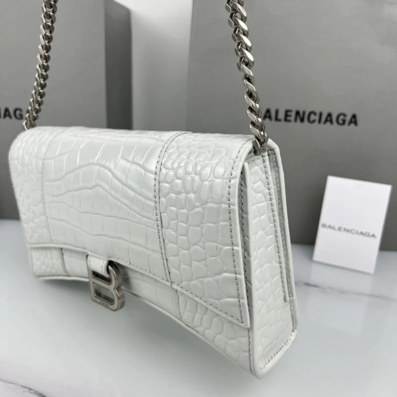Flexible Balenciaga Hourglass Chain Crossbody Bag - Petite B-Shaped Elegance 78651
