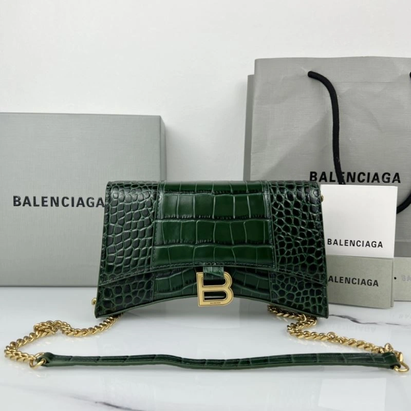 Premium Balenciaga Hourglass Chain Crossbody Bag - Petite Elegance Redefined 78650