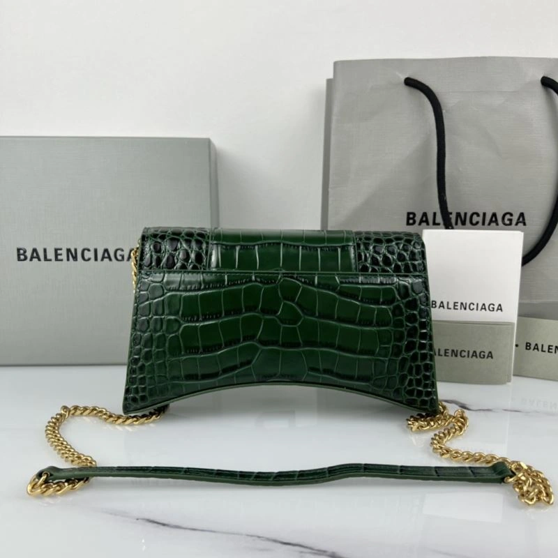 Premium Balenciaga Hourglass Chain Crossbody Bag - Petite Elegance Redefined 78650