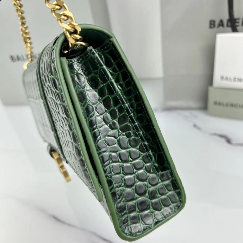 Premium Balenciaga Hourglass Chain Crossbody Bag - Petite Elegance Redefined 78650