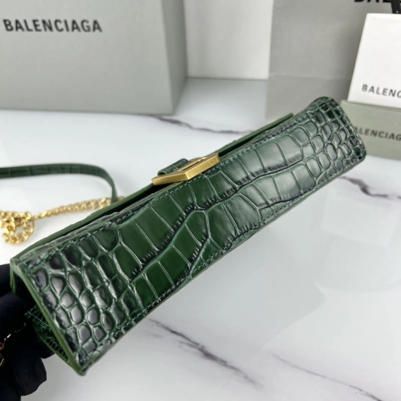 Premium Balenciaga Hourglass Chain Crossbody Bag - Petite Elegance Redefined 78650