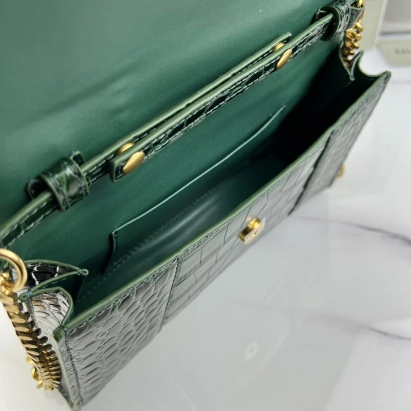 Premium Balenciaga Hourglass Chain Crossbody Bag - Petite Elegance Redefined 78650