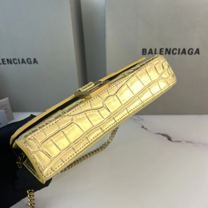 Balenciaga Hourglass Chain Crossbody Bag - Petite Elegance in Cowhide Modern 78658