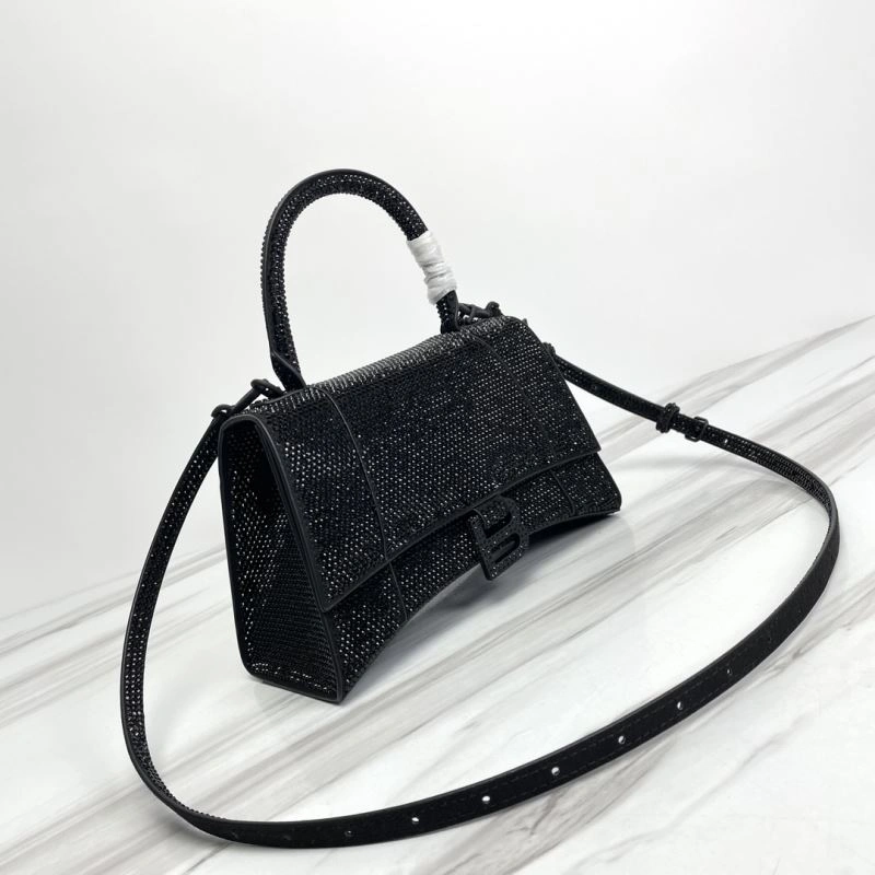 Balenciaga Hourglass Crocodile-Embossed Bag - Style Original 78750