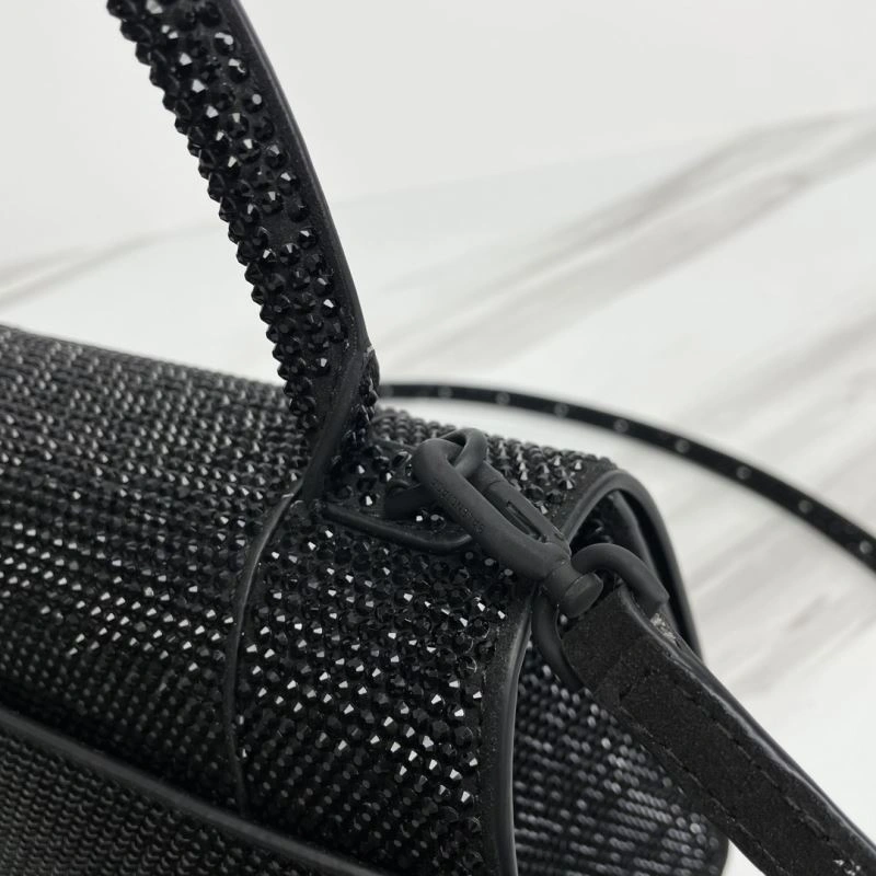Balenciaga Hourglass Crocodile-Embossed Bag - Style Original 78750