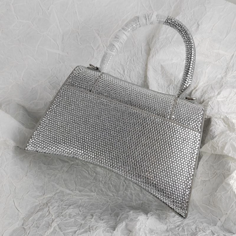 Balenciaga Hourglass Crocodile-Embossed Bag - Style EasyCare 78619