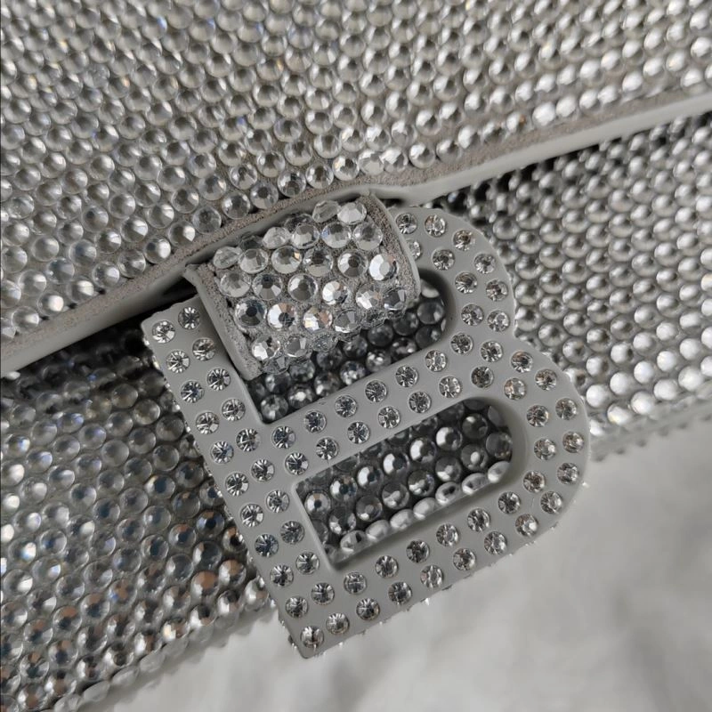 Balenciaga Hourglass Crocodile-Embossed Bag - Style EasyCare 78619