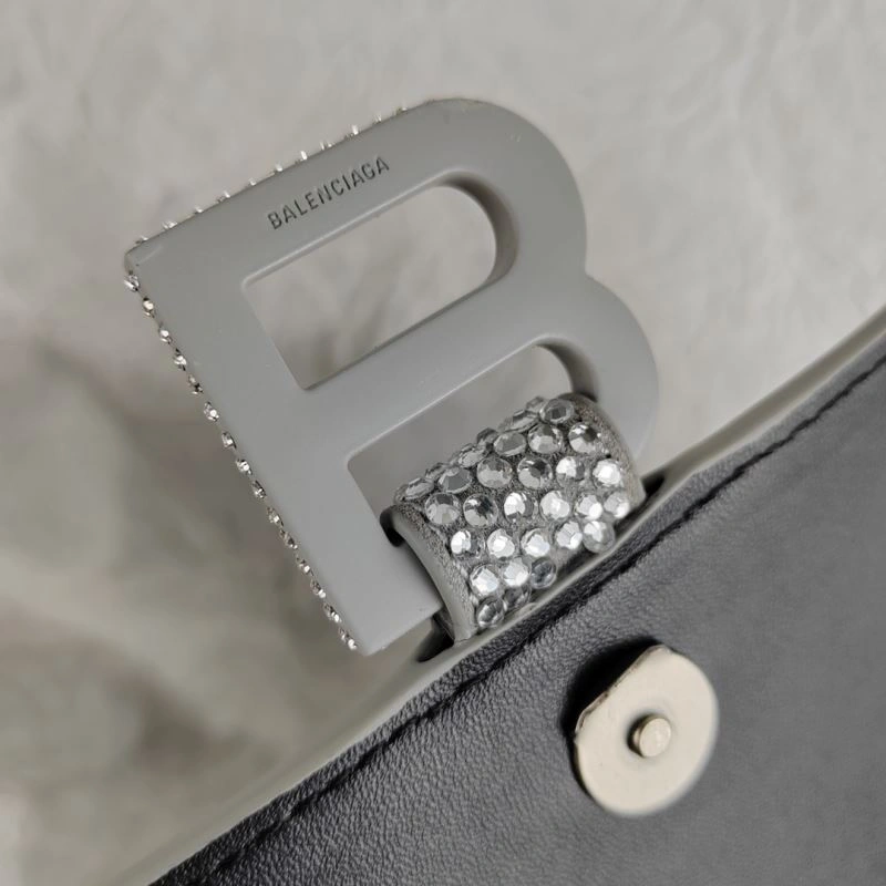 Balenciaga Hourglass Crocodile-Embossed Bag - Style EasyCare 78619