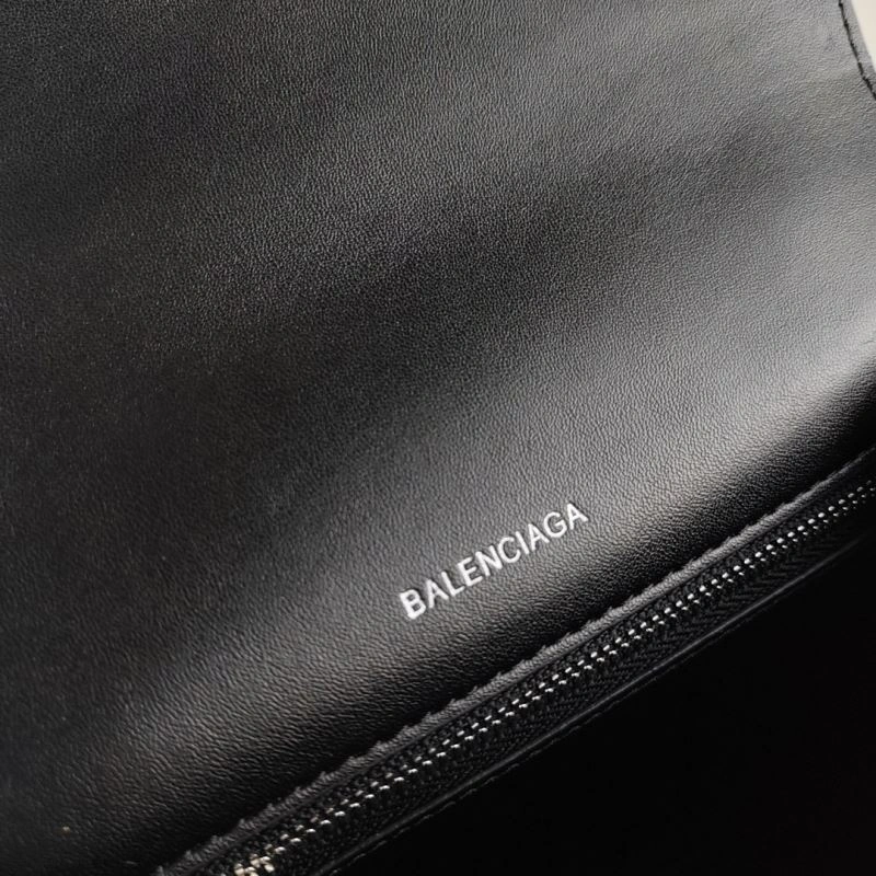 Balenciaga Hourglass Crocodile-Embossed Bag - Style EasyCare 78619