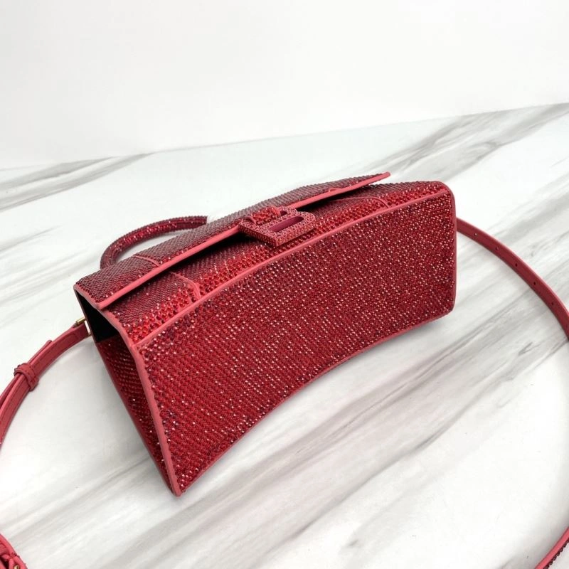 Supportive Balenciaga Hourglass Crocodile Embossed Handcrafted Bag 78751