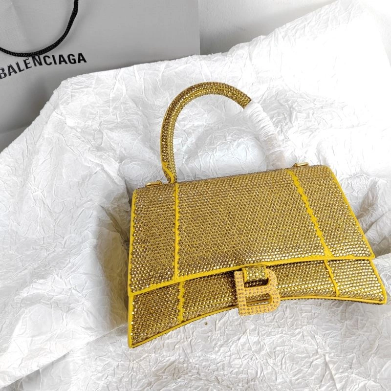 TravelReady Balenciaga Hourglass Crocodile Grain Handcrafted Bag 78623