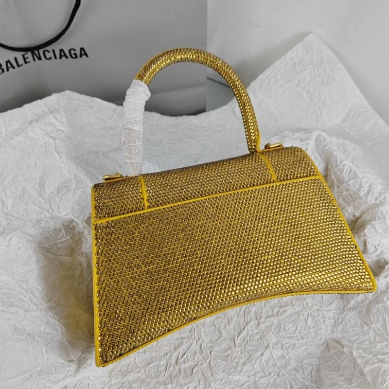TravelReady Balenciaga Hourglass Crocodile Grain Handcrafted Bag 78623