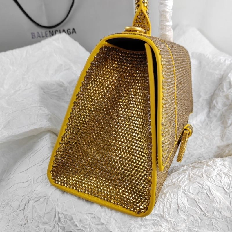 TravelReady Balenciaga Hourglass Crocodile Grain Handcrafted Bag 78623