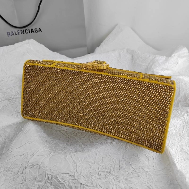 TravelReady Balenciaga Hourglass Crocodile Grain Handcrafted Bag 78623
