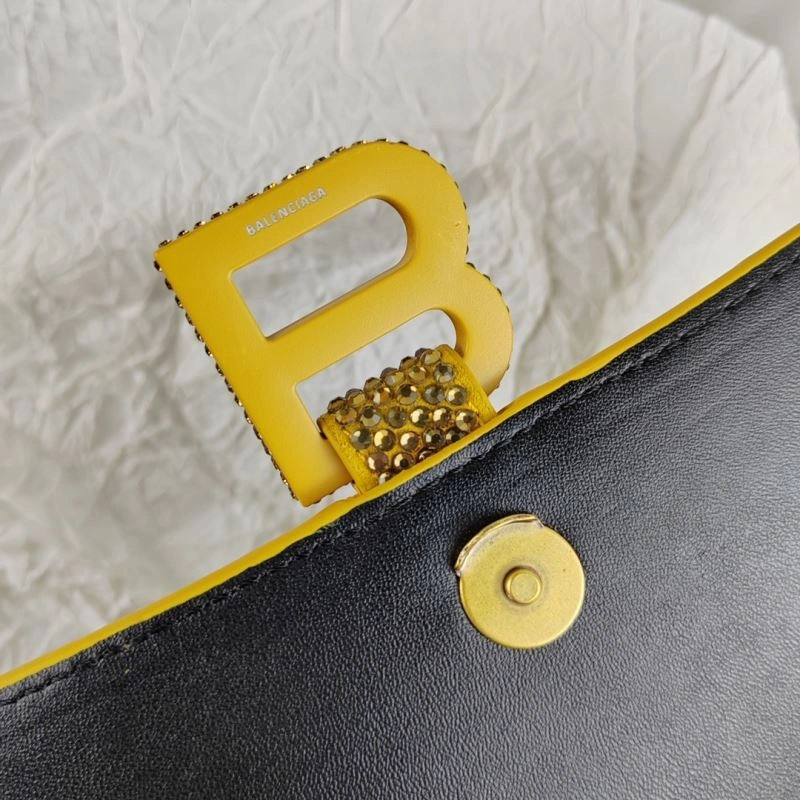 TravelReady Balenciaga Hourglass Crocodile Grain Handcrafted Bag 78623